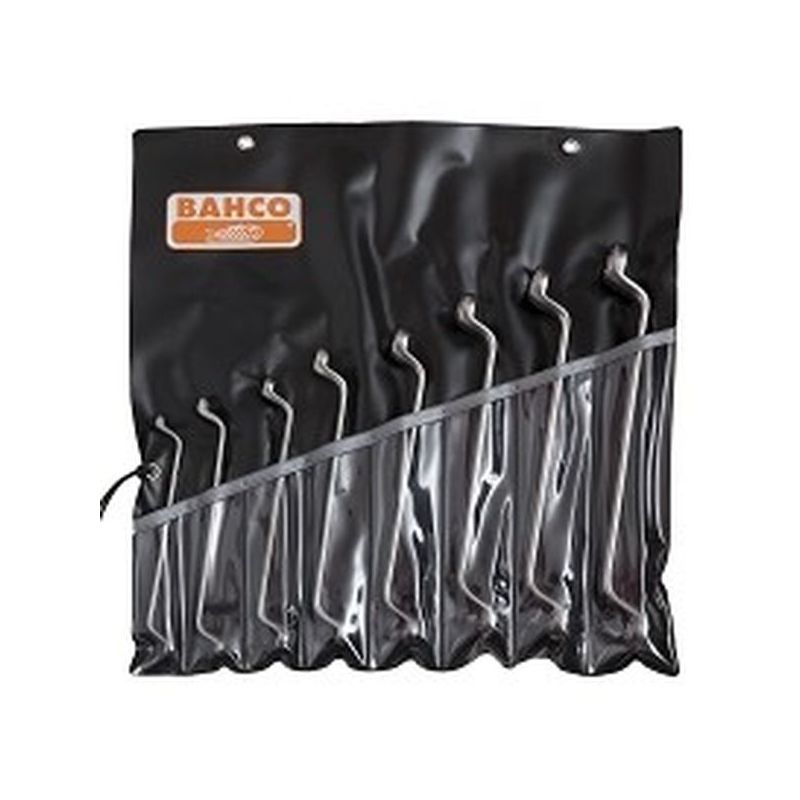 LLAVE ESTRELLA ACODADA 6-7-30-32MM 2 BOCAS BAHCO 12 PZ