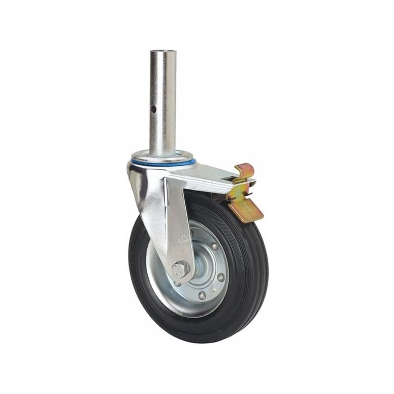 RUEDA GIR ANDAMIO 200MM 2-0917 230KG GOMA ALEX