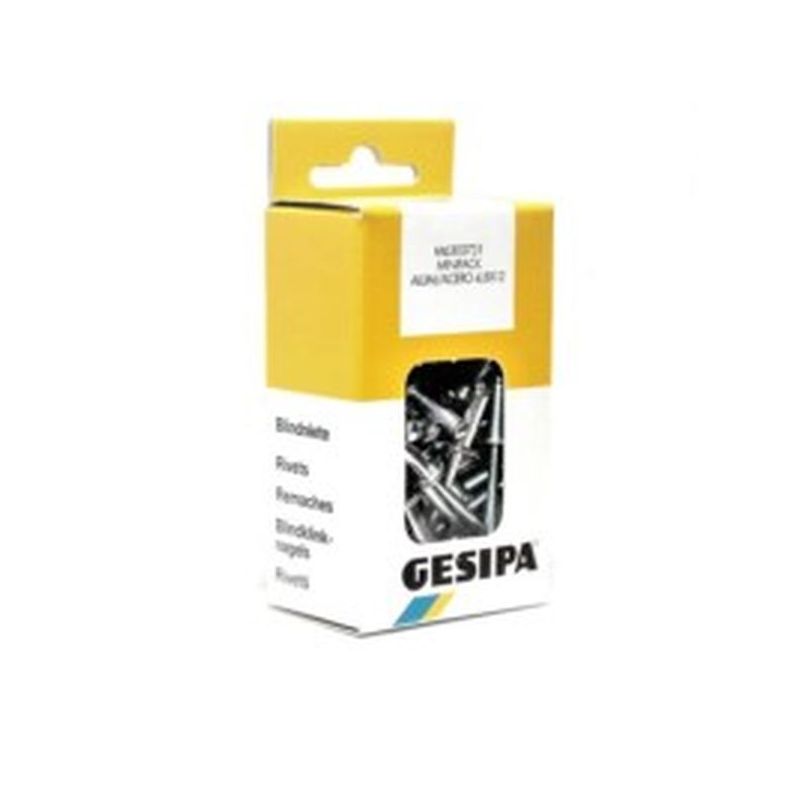 REMACHE FIJ ESTAND. 4,8X12MM ALU ALUM MINIPACK GESIPA 50 PZ
