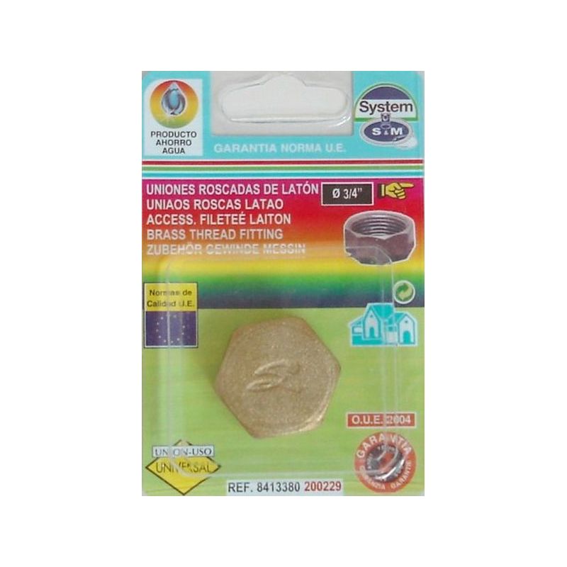 TAPON FONTAN H 3/4&quot; LAT S&amp;M