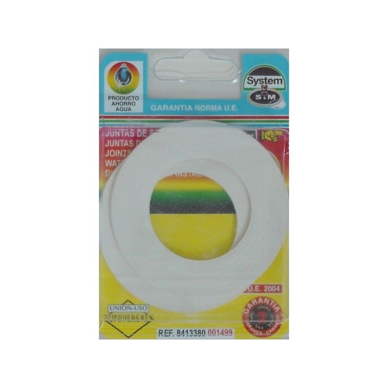 JUNTA FONTAN PLANA 1&quot;1/4 LAVABO 2PZ GOMA S&amp;M 2 PZ