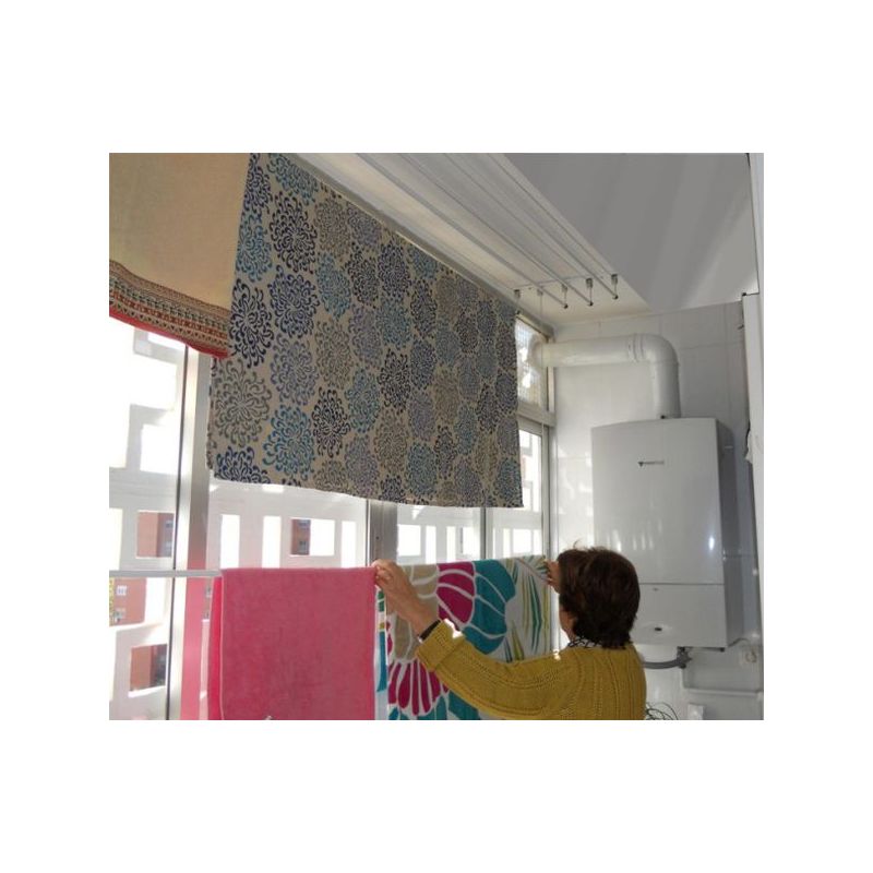 TENDEDERO TECHO 140CM AC BL SUBE-BAJA EFEGETE