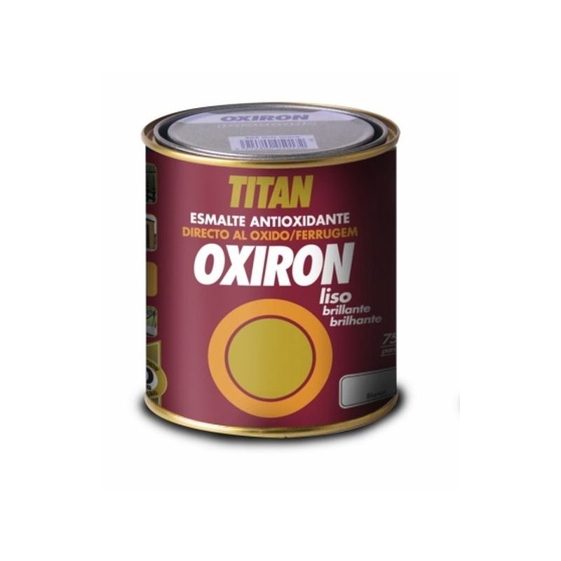 ESMALTE ANTIOXI. BRI. 750 ML NE EXT. LISO OXIRON TITAN