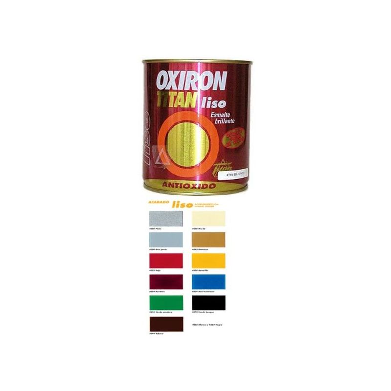 ESMALTE ANTIOXI. BRI. 750 ML BURDEOS EXT. LISO OXIRON TITAN