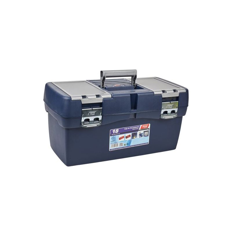 CAJA HERRAM 580X290X290MM BAND/ESTU C/MET. PP AZ N§18 TAYG