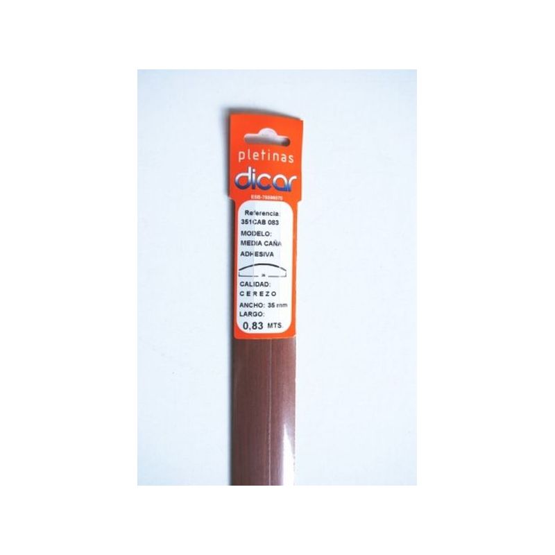 PLETINA PERF 83X4MM 1/2C ADH INOX CERE DICAR