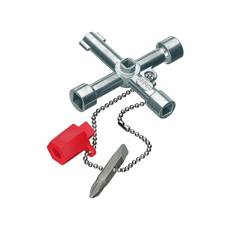 LLAVE FONTANERO CABINA CONTROL GAS-AGUA-ELECTRICIDAD KNIPEX