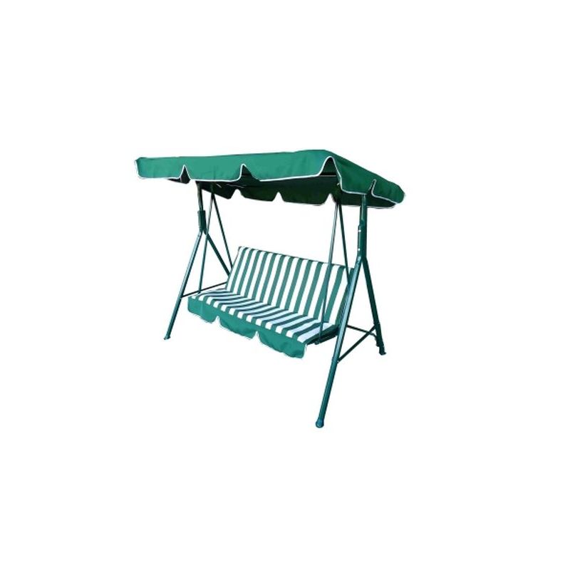 BALANCIN JARD 170X110X153CM 3P VERDE/BLANCO AC NATUUR