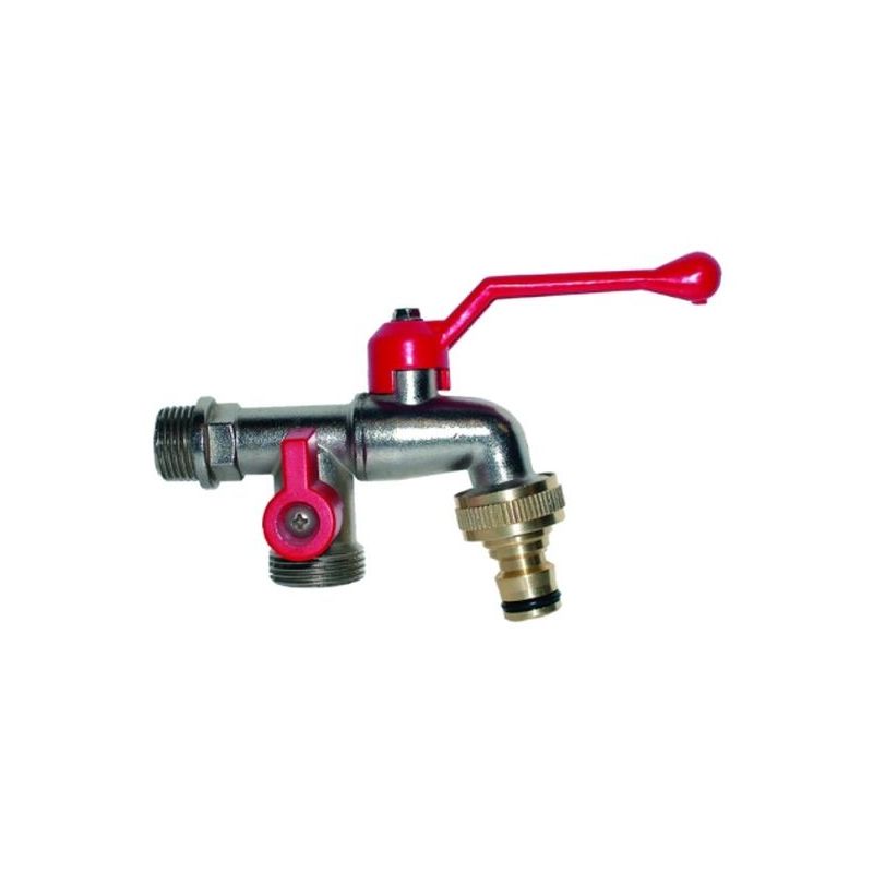 GRIFO JARD CURVO DOBLE SALIDA AQC