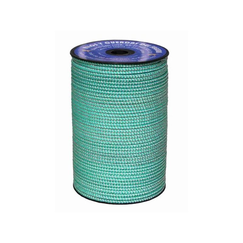 CUERDA TRENZ. 05MM POLIE BL/VE HYC 200 MT
