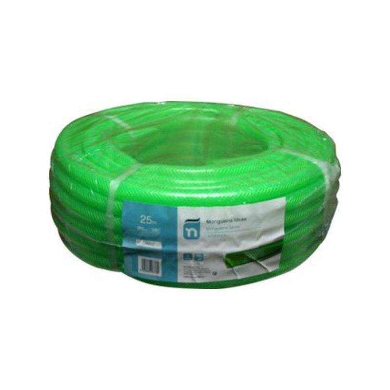 MANGUERA RIEGO 25MT-15MM NATUUR LATEX VER TRENZ NT99669 25 M