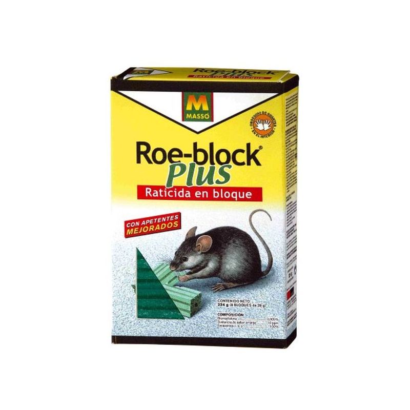 RATICIDA EN BLOQUE MASSO USO DOMESTICO 230276