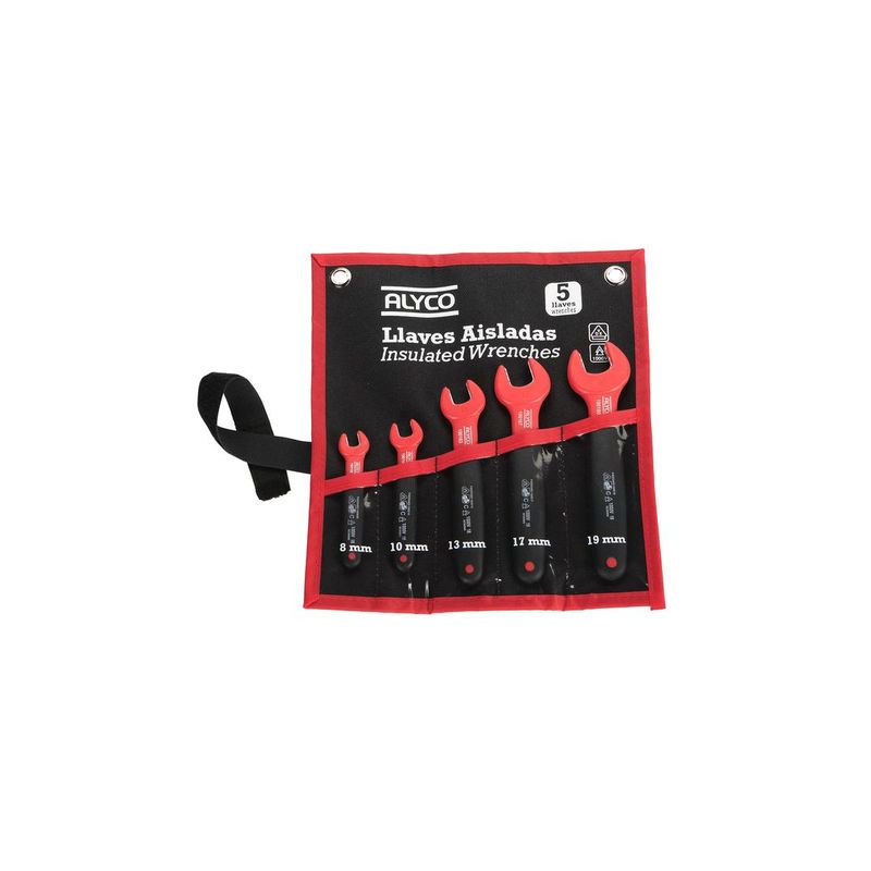JUEGO 5 LLAVES FIJAS VDE B/NYLON