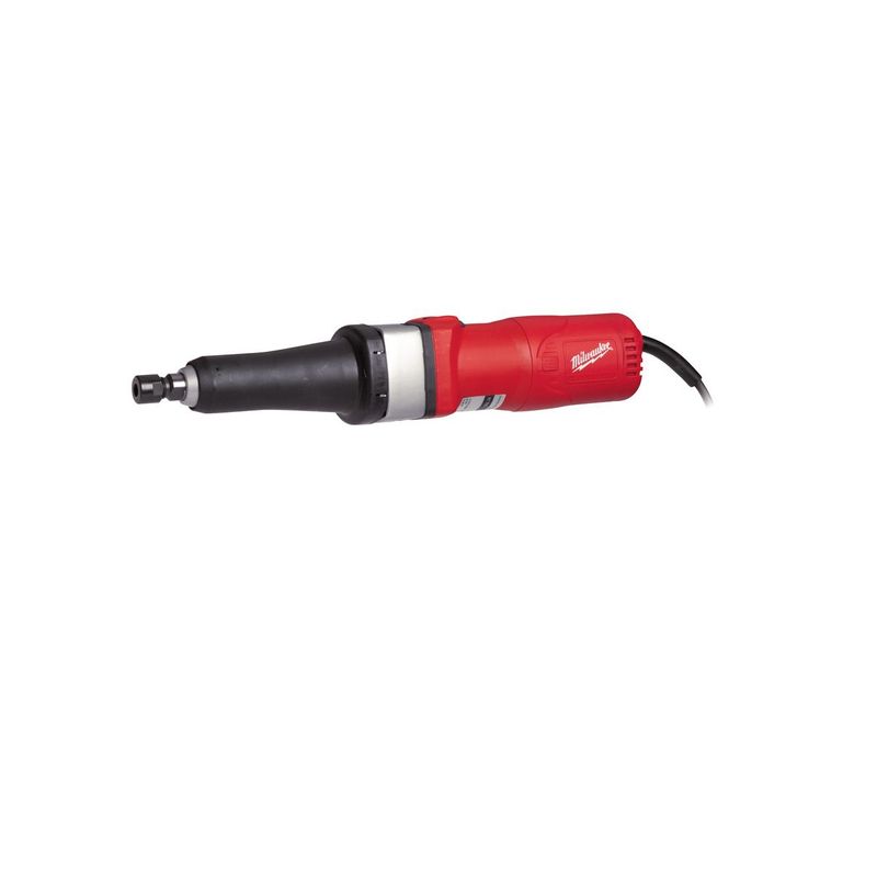 DGL34 Amoladora recta de 500W, 34000rpm, diámetro de la pinza 6mm, máxima capacidad de diámetro de disco 40mm, cuello largo para uso con dos manos y fácil acceso a zonas difíciles