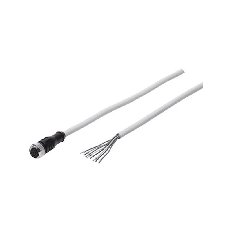 Zóc. con cable SIM-M12-8GD-25-PU