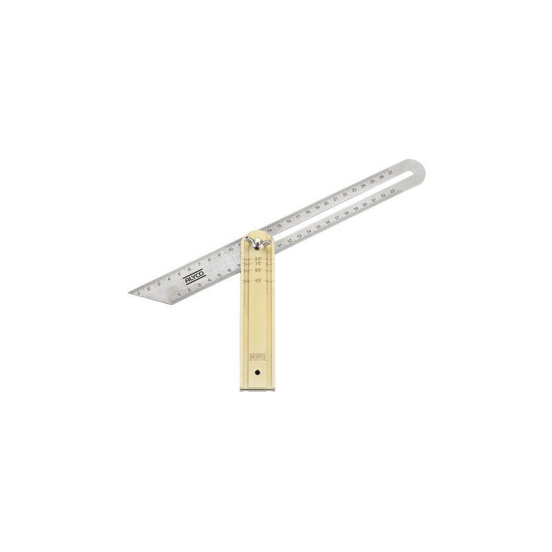 FALSA ESCUADRA ACERO INOX. M/ALUM. 300 M