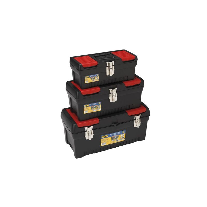 PACK 3 CAJAS DE PLASTICO 192822+23+24