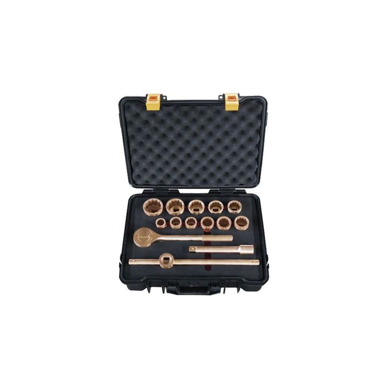 JUEGO LLAVES VASO 3/4&quot; 14 PIEZAS CU-BE