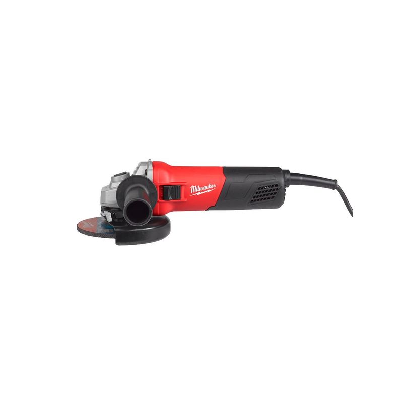 AG800-125EK Amoladora angular de 800W, diámetro del disco 125mm, 11500rpm, relé de baja tensión, protector de seguridad de liberación rápida, interruptor de botón con bloqueo