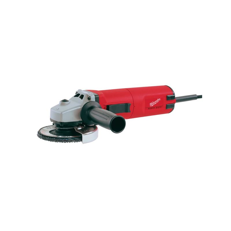AGS15-125C Amoladora angular de 1500W, diámetro del disco 125mm, 7600rpm, arranque progresivo, relé de baja tensión, interruptor de botón con bloqueo