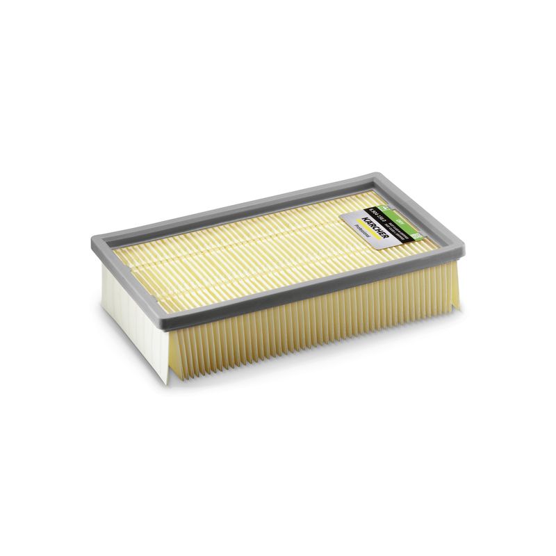 Filtro plegado plano de papel