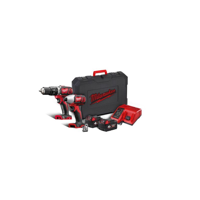 M18BPP2C-402C M18BPD + M18BID. Se suministra con 2 baterías M18B4 y cargador M12-18C, en kitbox