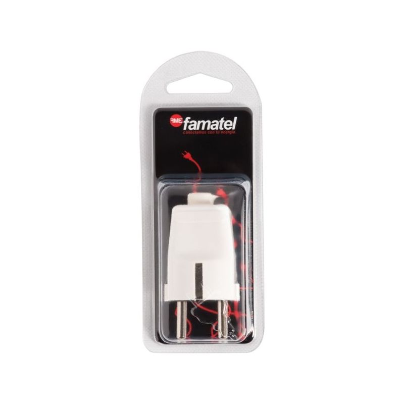 CLAVIJA ELEC 4,8MM/60x147x50 16A-250V TT POLIC BL FAMAT     