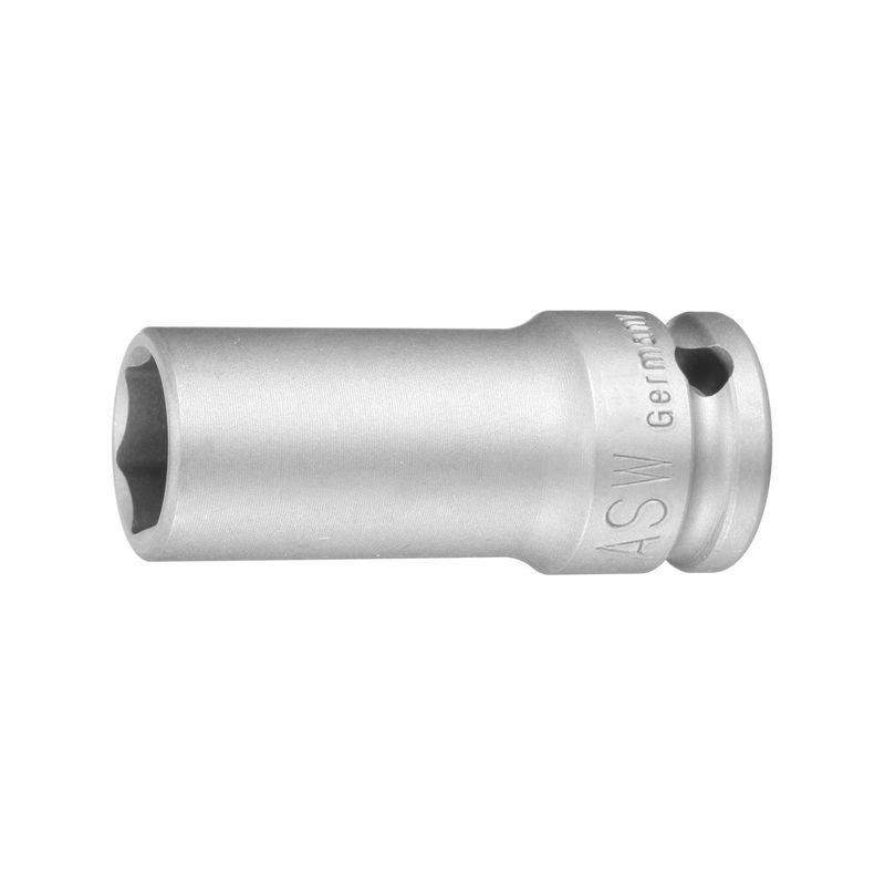 Llave vaso impacto       1/2&quot;14mm largo ASW