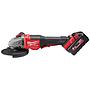 Amoladora M18 Litio M18 FUEL SIN ESCOBILLAS litio disco 125mm 9000rpm, con interruptor de paleta DMS, freno, arranque progresivo y relé de baja tensión  2x M18HB5,5 con HD Box