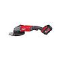 M18FLAG230XPDB-121C Amoladora angular M18 FUEL™, diámetro del disco 230mm, 6600rpm, AVS, FIXTEC™, DMS. Se suministra con 1 batería HIGH OUTPUT™ M18HB12 y cargador rápido M12-18FC, en kitbox