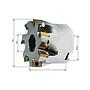 Portacuchillas ang. 90 Z6 refrigeracion internaD40mm para APKT10