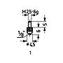 Calibre de medición HM   Abb.1/estánd. Käfer